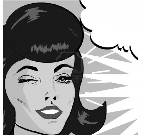 15770303-retro-woman-winking-banner--retro-clip-art-comics-style